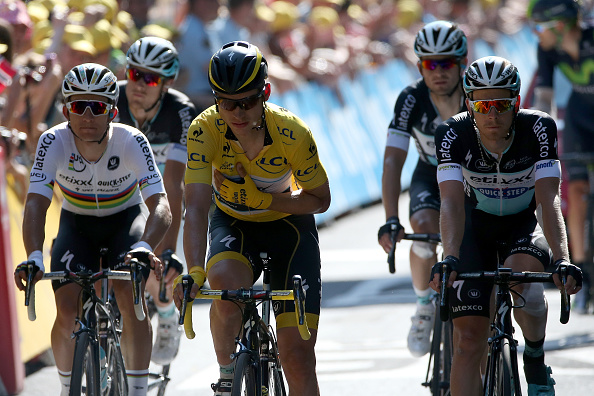stage six of the 2015 Tour de France from Abbeville to Le Havre on July 9, 2015 in Le Havre, France.